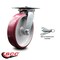 Service Caster 8 Inch Heavy Duty Poly on Aluminum Caster with Roller Bearing and Swivel Lock SCC-35S820-PAR-BSL - alternate 2